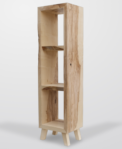 Bespoke ash bookcase