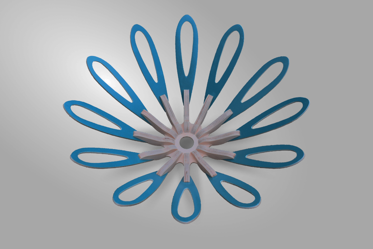 Deep Water Blue Pendant Lightshade