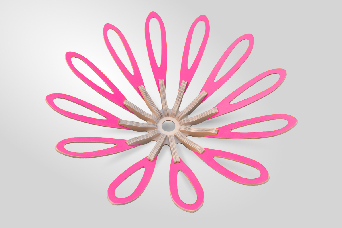 Vibrant Magenta Pendant Lightshade