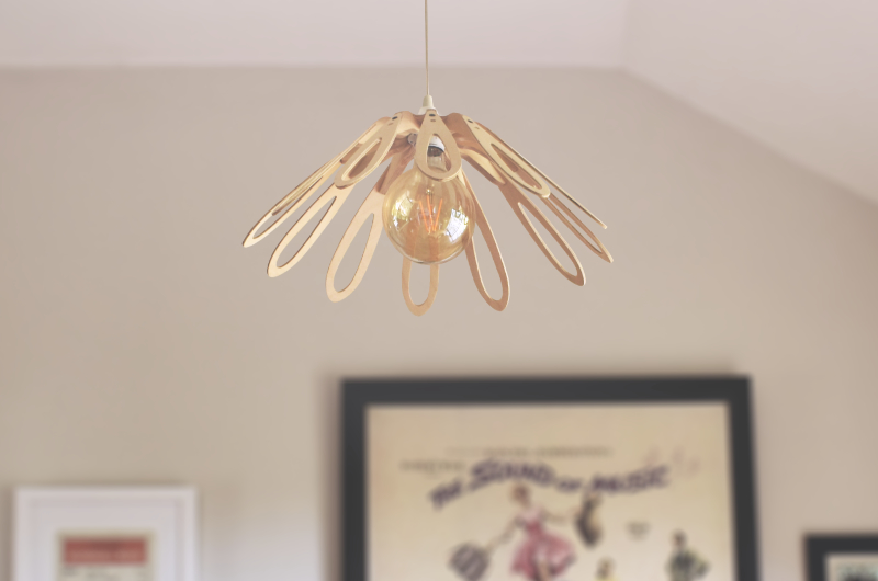 Mmh furniture lightshade natural finish