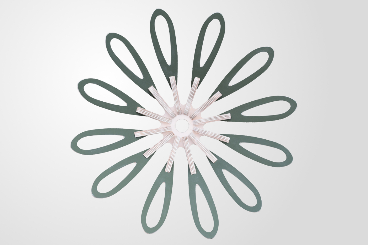 Mmh furniture olive green lightsahde view of underneath