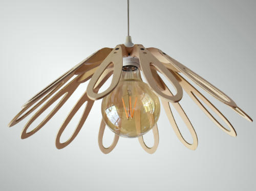 'Spring' Natural Finish Pendant Lightshade