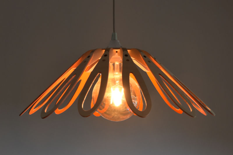 Warm Orange Pendant Lightshade