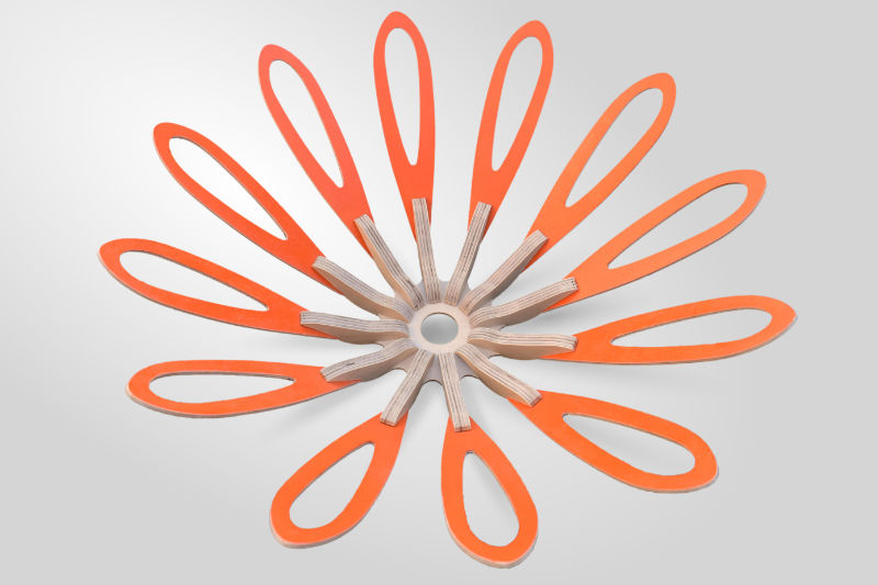 Warm Orange Pendant Lightshade