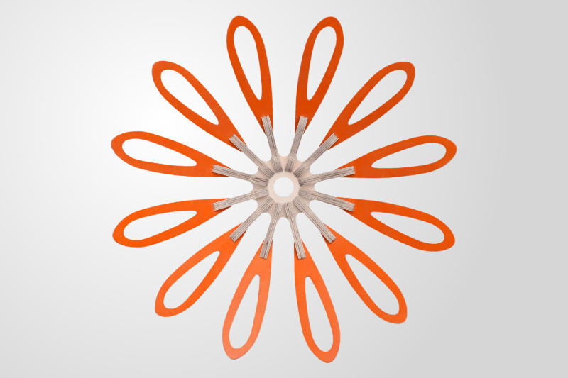 Warm Orange Pendant Lightshade